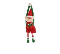 Elfo Natale pupazzo da appendere 74 cm