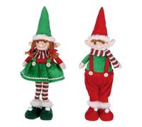 Elfo natalizio cm. 12x7x35 - Modelli assortiti