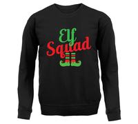 Elfo Squad - Adulti Felpa con Cappuccio/Maglione - Elfi Natale Festive Costume