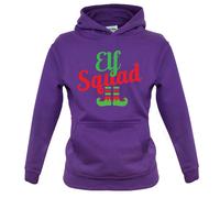 Elfo Squad - Bambini Felpa con Cappuccio/Maglione - Elfi Natale Festive Costume