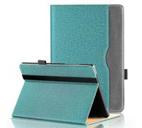 elfofle Custodia universale per Doogee U10/U9/Whitedeer/Brillar/Yicty/Facetel/Yestel Tablet 10"/Honor Pad X8a Tablet 11", custodia protettiva in pelle PU per tablet da 10-11 pollici(verde)