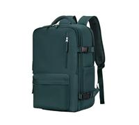 ELGADO Zaino da viaggio da donna, ricaricabile tramite USB, approvato per il volo con scomparto per scarpe, separazione asciutta e bagnata, zaino multifunzionale per il tempo libero (35 l), verde