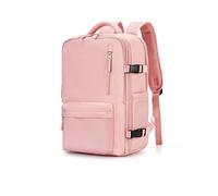 ELGADO Zaino da viaggio da donna, ricaricabile tramite USB, approvato per il volo con scomparto per scarpe, separazione a secco e bagnato, zaino multifunzionale per il tempo libero (35 l), rosa