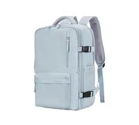 ELGADO Zaino da viaggio da donna, ricaricabile tramite USB, approvato per il volo con scomparto per scarpe, separazione a secco e bagnato, zaino multifunzionale per il tempo libero (35 l), blu