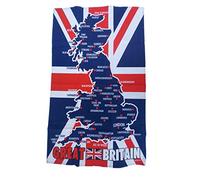 Elgate Strofinaccio con mappa della Gran Bretagna, bandiera del Regno Unito, souvenir regalo UK GB