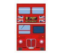 Elgate Strofinaccio da cucina con bus rosso di Londra, souvenir britannico, regalo per gli amanti del tè e i turisti, 100% cotone, souvenir decorativo e funzionale