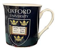 Elgate Tazza in porcellana fine con scudo dell'Università di Oxford, in confezione regalo, regalo per tè e caffè