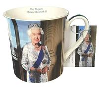 Elgate Tazza souvenir della regina Elisabetta II con ritratto ufficiale John Swannell