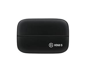 Elgato Game Capture HD60 S Dispositivo di Registratore Giochi Invia in Streaming, Registra e Condividi il Gameplay a 1080p60 per PlayStation 4, Xbox One, Nintendo Switch, USB 3.0, Nero, 10 cm