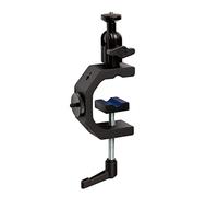 Elgato Heavy Clamp - Supporto professionale con testa sferica, 4 fori filettati 1/4", ultra sicuro e robusto, per il fissaggio su scrivanie, scaffali, aste, perfetto per fotocamere, luci, flash, ecc.