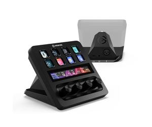 Elgato Stream Deck: Controller Audio e Interfaccia XLR-a-USB per Microfono, Compatibile con Ogni Microfono XLR per Podcasting e Streaming, Manopole e Tasti LCD, PC/Mac