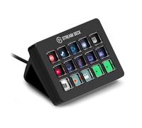 Elgato Stream Deck Scissor Keys, controller per workflow | Tasti macro tattili e reattivi, monitora CPU, GPU, ping, FPS, icone illuminate a LED, Windows e macOS