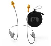 Elgin Ruckus - Auricolari Bluetooth wireless, 25 dB, riduzione del rumore, microfono con cancellazione del rumore, batteria 12 ore, IP65, protezione acustica conforme OSHA, sicurezza sul lavoro