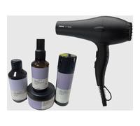 ELGON Kit Yes Curls Con Shampoo 250ml,Nutry Mask 250 Ml,Hidra Spray 150 Ml ,Memory Cream 150 Ml Piu' Phon Move Air 9000 Black 2100 Watt