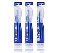Elgydium Classic - Spazzolino da denti medio, confezione da 3