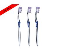 Elgydium Inter-Active - Spazzolino da denti medio, confezione da 3