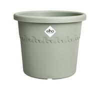 Elho Algarve Cilindro 30 cm - Grande vaso per piante da esterno - Fioriere - 100% plastica riciclata - Verde/Thyme Green