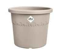 Elho Algarve Cilindro 30cm Vasi per Piante - Mushroom Beige