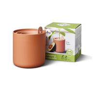 Elho Amazing Avocado Pot 12 - Vaso per Coltura E Raccolta - Ø 12.0 x H 12.1 cm - Marrone/Mou Terra