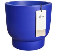 Elho amber grail 40cm vaso da fiori - Royal Blue | Ø 38 x Alt. 36 cm | Adatto per interni ed esterni | Plastica riciclata al 100%