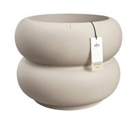 Elho Amber Roll Low 60 Balanced Beige Fioriera Rotondo elho