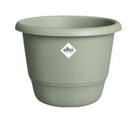 Elho Amiga Round 47 - Vaso per interno e esterno - 100% Plastica Riciclata - Ø 47.0 x H 35.3 cm - Verde/Thyme Green