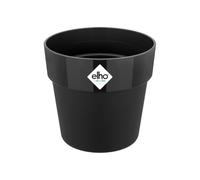 Elho B.for Original Round 18 - Vaso per Interno - 100% Plastica Riciclata - Ø 18.0 x H 16.5 cm - Living Black