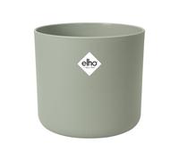 Elho B.for Soft Round 14 - Vaso per Interno - Ø 13.8 x H 12.5 cm - Verde/Verde Pietra