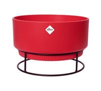 Elho B.for Studio Bowl 30 - Vaso per Interno - Ø 29.5 x H 19.1 cm - Rosso/Brilliant Red