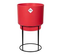 Elho B.for Studio Round 22 - Vaso per Interno - 100% Plastica Riciclata - Ø 22.0 x H 38.2 cm - Rosso/Brilliant Red