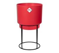 Elho B.For Studio Round 22cm Vasi per Piante - Brilliant Red | ∅ 22 x A 38.2 cm | Adatto per uso interno | Plastica riciclata al 100%