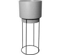 Elho B.for Studio Round Vaso, Grigio, 30 CM