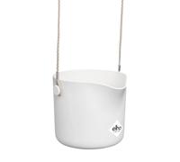 Elho B.For Swing 18cm Vasi per Piante - White | L 20 x P 20.5 x A 16.5 cm | Adatto per uso interno | Plastica riciclata al 100%