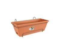 Barcellona All-In-1 Rosso Argilla 50cm Pflanzkästen Fioriera Vaso Fiori Terrazza