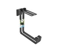 Elho Barcelona Balcony Bracket Metal Fioriera da Balcone - Anthracite | L 5 x P 22 x A 19 cm | Adatto per uso esterno