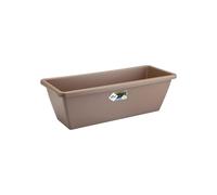 Elho Barcelona Trough 40 - Fioriera per Balcone esterno - Ø 39.5 x H 16.0 cm - Marrone/Taupe