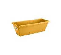 Elho Barcelona Trough 70 - Fioriera per Balcone esterno - Ø 69.8 x H 16.0 cm - Giallo/Honey Yellow
