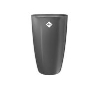 Elho brussels diamond round high 32cm vaso da fiori - Anthracite | Ø 32 x Alt. 55.3 cm | Adatto per interni | Plastica riciclata al 100%