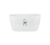 Elho Brussels Orchid Duo 25 - Vaso per Interno - Ø 24.8 x H 12.0 cm - Bianco/White