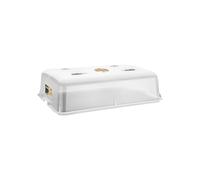 elho Green Basics Grow House Xxl 75 - Accessorio per esterni, per coltivare e accessori - Ø 74,8 x 22,3 cm - Trasparente/Trasparente