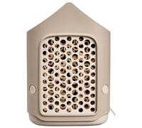 Elho Cosy Insect Hotel 18cm - Casetta per Insetti - 100% Plastica Riciclata - L17.6 x B18 x H23 cm - Beige/Mushroom Beige