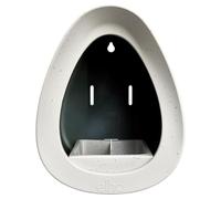 Elho Mangiatoia e Abbeveratoio Essential 18 cm – 100% Plastica Riciclata – Grigio Fibroso