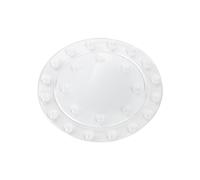 Elho Floorprotector Round 12.5 - Accessori per Interno - Ø 12.5 x H 1.0 cm - Trasparente/Transparent