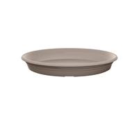 Elho Florus Universal Saucer Round 28 warm taupe L 28,0 B 28,0 H 3,5 LT. 0