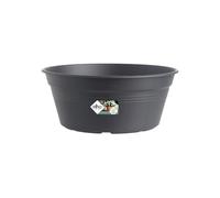 Elho Green Basics Bowl 33 - Vaso per Esterno - Ø 33.0 x H 13.9 cm - Nero/Living Black