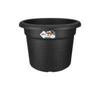 Elho Green Basics Cilinder 55 - Vaso per Esterno - Ø 54.3 x H 41.2 cm - Nero/Living Black