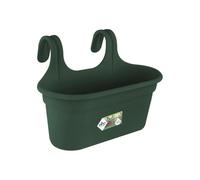 elho Green Basics Easy Hanger L 35 - per interni ed esterni - 100% plastica riciclata - Ø 36,0 x H 26,0 cm - Verde/Verde foglia
