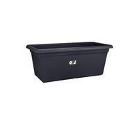 Elho Green Basics Garden XXL Fioriera, Nero, 100 CM