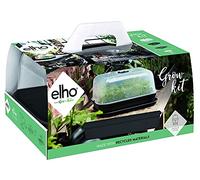 Elho Green Basics Grow Kit Allin1 40 - Vaso da Coltivazione per Coltura E Raccolta - Ø 40.0 x H 19.9 cm - Nero/Living Black