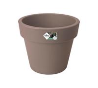 Elho verde Basics vaso alto 23 cm - Vaso da fiori, tortora, 23.1 x 23.1 x 19.3 cm